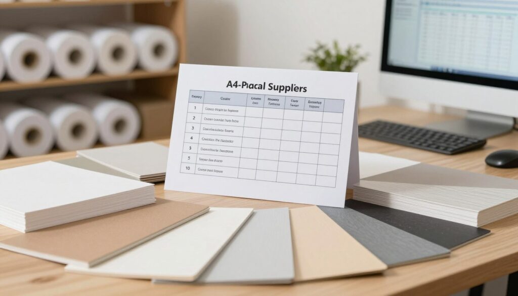Critérios para escolher fornecedores de papel A4