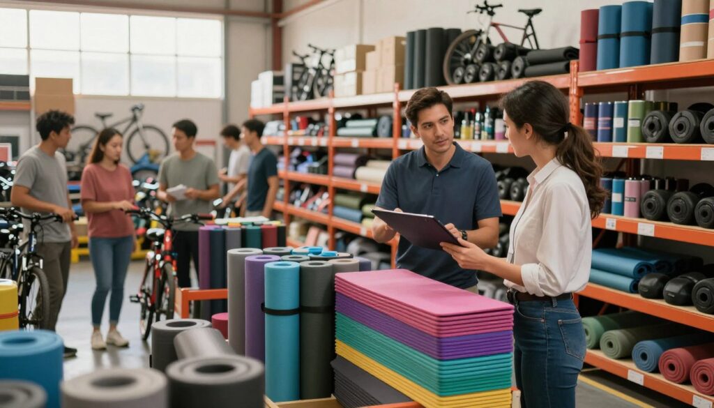 Economia ao comprar material esportivo no atacado