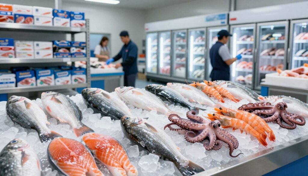 Piscare importação distribuição pescados congelados