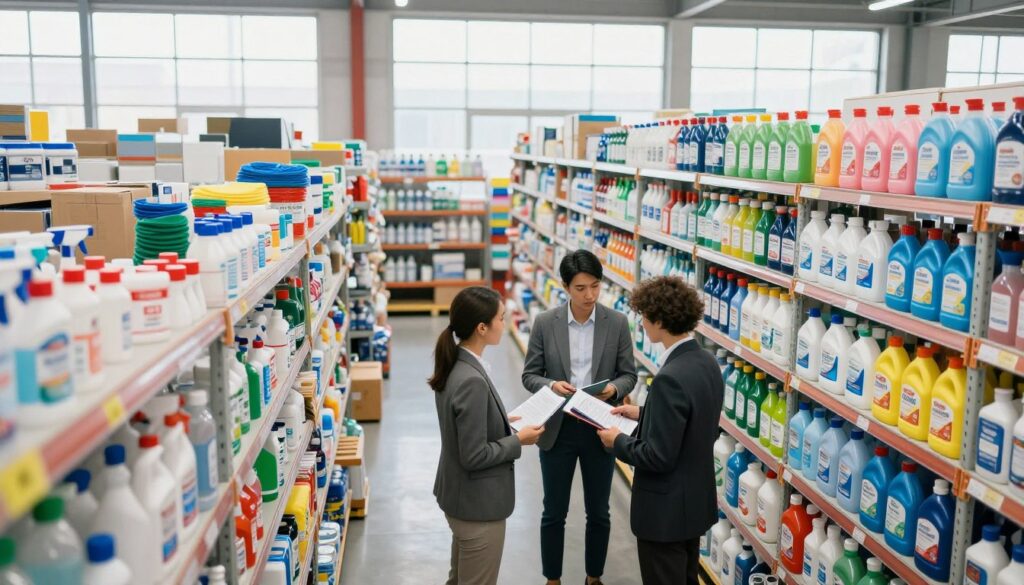 canais compra atacado limpeza