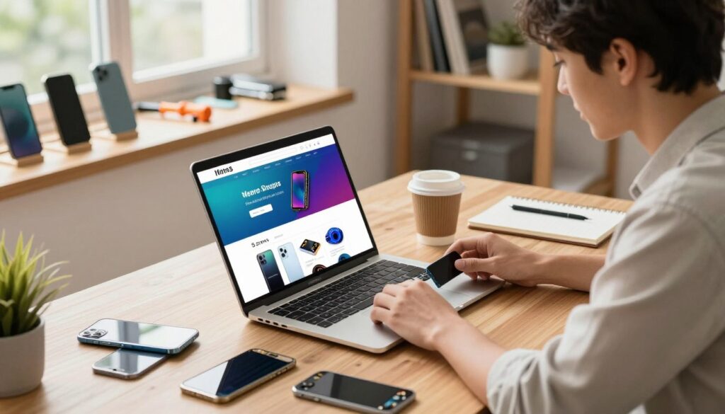 dicas compra online peças celular navegação