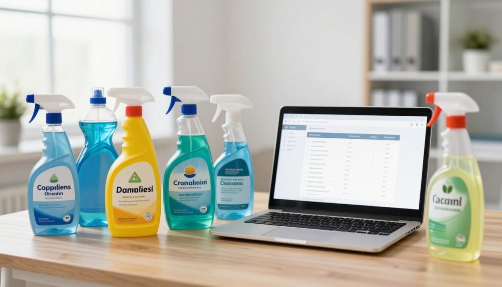 lista fornecedores produtos limpeza Brasil