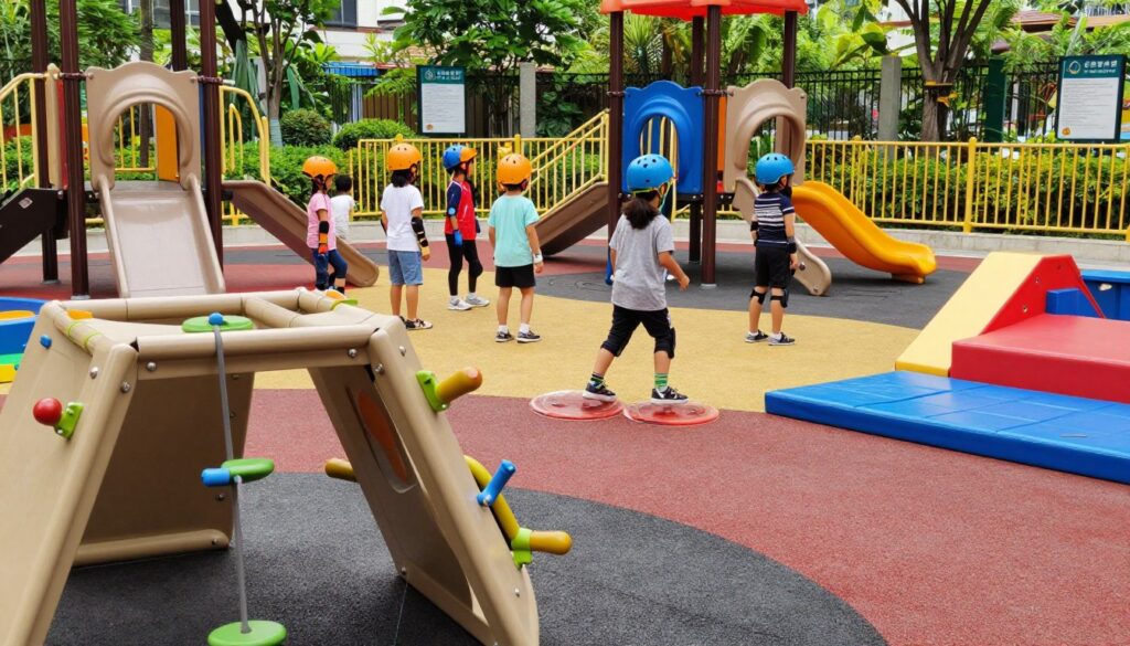 normas técnicas segurança playground
